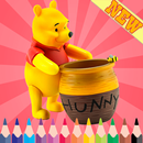Winnie Bear Pooh Panda - coloring and drawing book APK