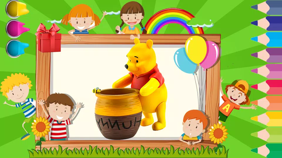 Winnie Bear Pooh Panda - coloring and drawing book for Android - APK  Download