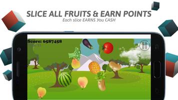 Fruits Slice - Make Money Free capture d'écran 1