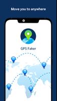 GPS Faker2023-nep GPS-locatie-poster
