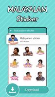 Malayalam Sticker WAStickerApp Affiche