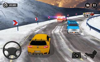Offroad Snow Jeep Adventure - Uphill Driving 2020 اسکرین شاٹ 1