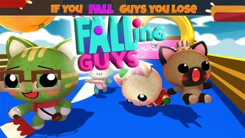 Fun Falling guys 3D poster