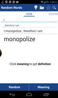 Random Word Dictionary स्क्रीनशॉट 1