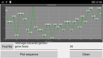 Dna GC% window capture d'écran 1