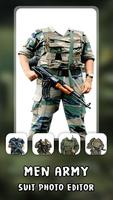 Men Army Suit Photo Editor -Army Suit Face changer capture d'écran 1