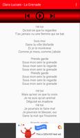 Clara Luciani - La grenade Songs Lyrics screenshot 2