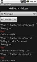 Wine Food Matcher and Pairing ảnh chụp màn hình 1