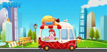 Free - Ruby Ice Cream Rainbow Truck