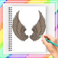 How to Draw Wings Step by Step