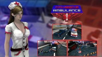 Ambulance Driver Simulator : Snow Rescue Emergency Affiche