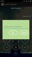 Lock For WeChat capture d'écran 1