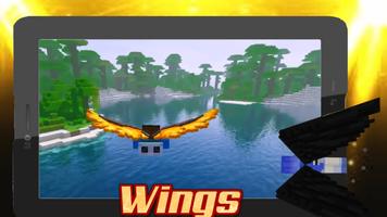 Ailes Mod pour Minecraft PE capture d'écran 1