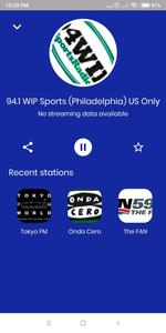 برنامه‌نما 94.1 WIP Sports radio عکس از صفحه