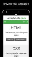 W3Schools Online Mobile Tutorials poster