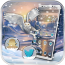 Winter owl theme APK