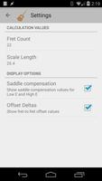 Fret Calculator تصوير الشاشة 1