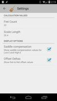 Fret Calculator capture d'écran 1