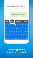 Danish Language Keyboard screenshot 1