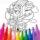 Color Together  Color Painting Zeichen