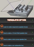 Learn to make speaker boxes poster