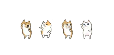 ダンス犬 -柴犬 Player,gifアニメ