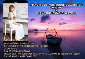 Piano Relaxing Music Offline Affiche