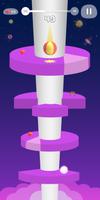 Poster Ball Jumping Tower Game