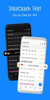 Stilvoller Text und Tastatur Plakat