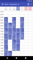 Wise Timetable تصوير الشاشة 2