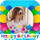 Happy Birthday Photo Frame icône