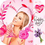 Love Flowers Heart Photo Frames 🌸💖 icon
