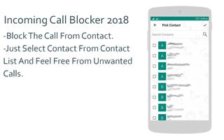 Incoming Call Blocker 2020 capture d'écran 3