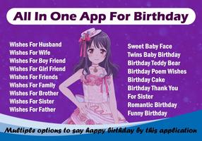 Poster Happy Birthday Wishes