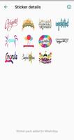 Happy Birthday Stickers Good Morning, Night ThankY screenshot 1