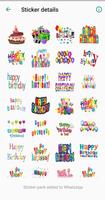 Happy Birthday Stickers Good Morning, Night ThankY screenshot 2