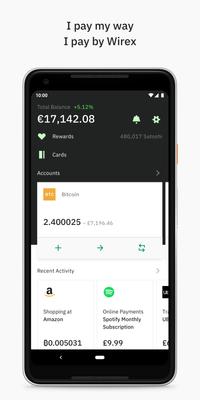 WIREX: Bitcoin Ethereum Litecoin XRP Wallet Screenshots