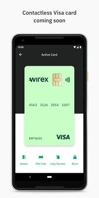 WIREX: Bitcoin Ethereum Litecoin XRP Wallet Screenshots