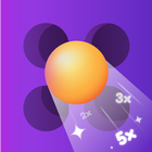 Balls and holes icon
