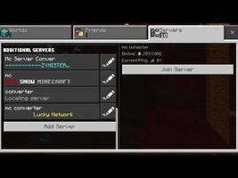 برنامه‌نما MC Server Converter عکس از صفحه