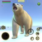 Polar bear survival simulator أيقونة