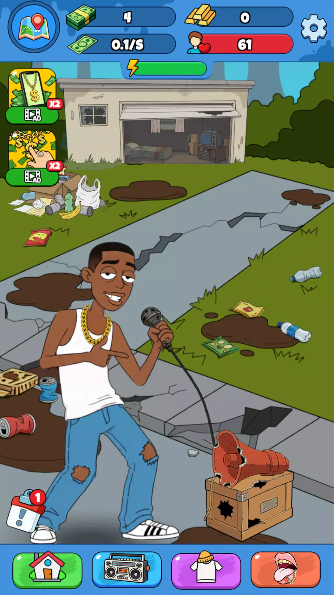 Rap Star:Idle Clicker