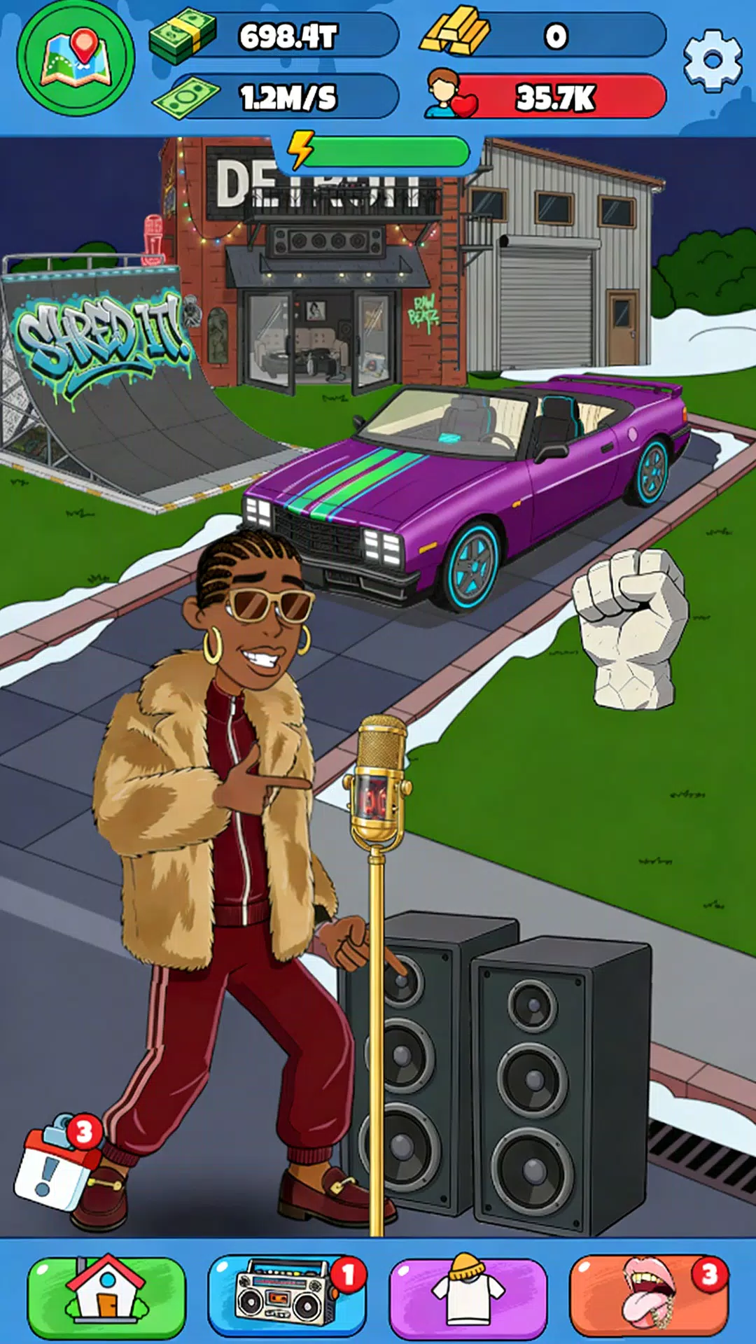 Rap Star:Idle Clicker