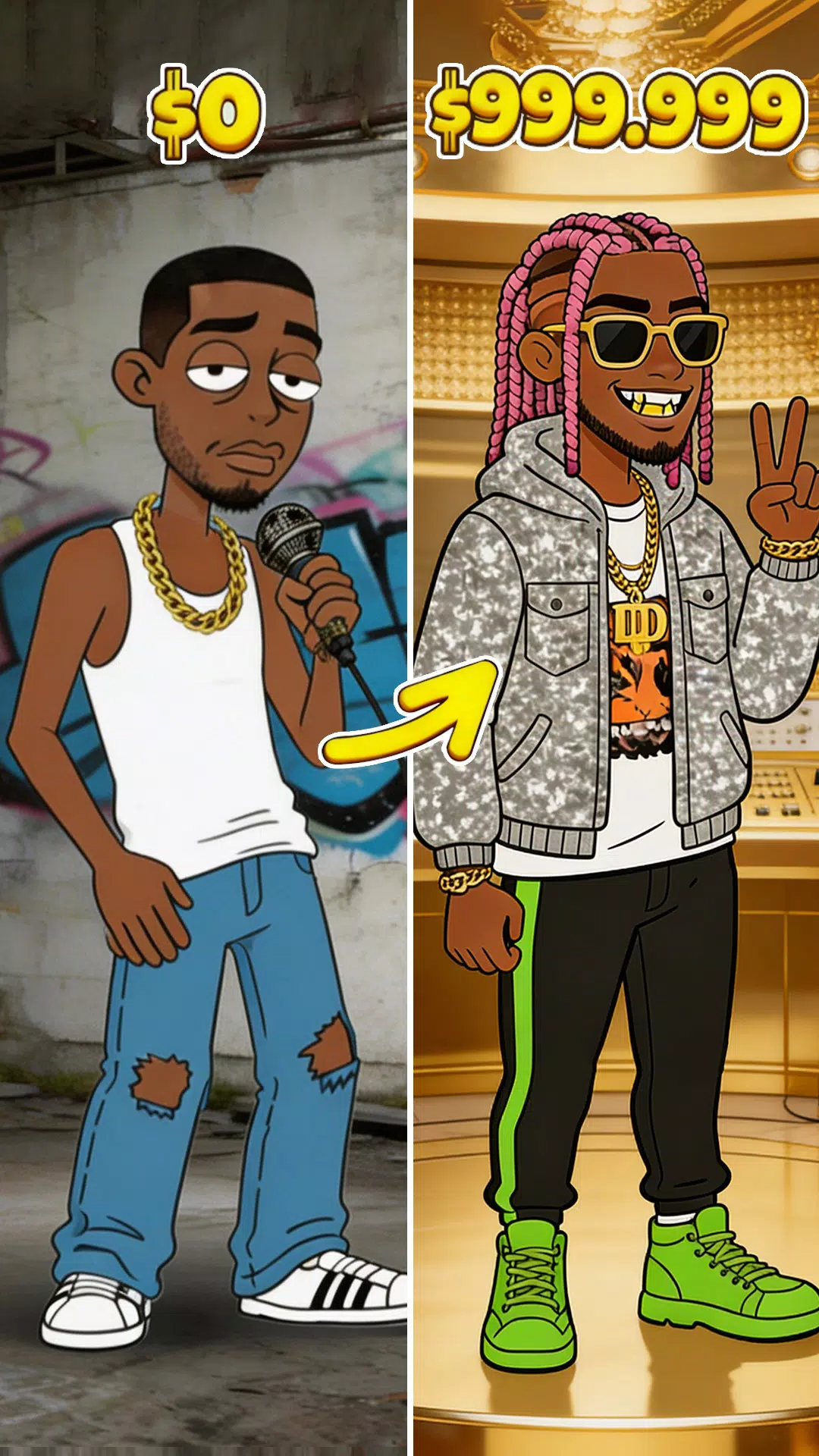 Rap Star:Idle Clicker