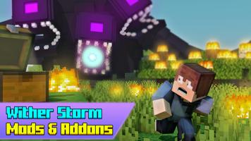 Wither storm mod for minecraft Affiche