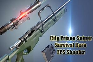 City Prison Sniper Survival Hero - FPS Game syot layar 1