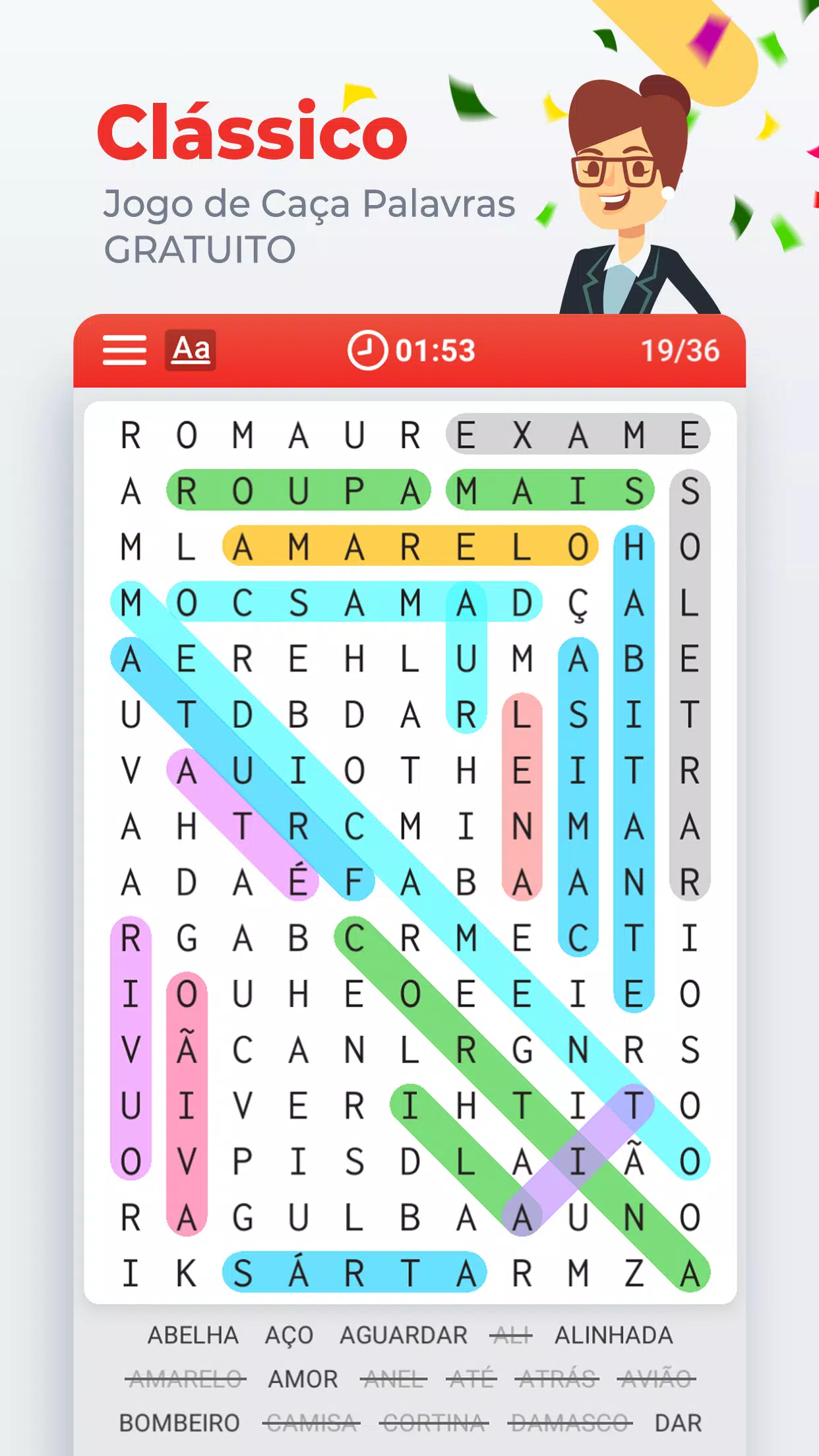 Download Word Search on CAÇA- PALAVRAS