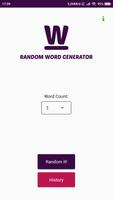 Random Word Generator الملصق
