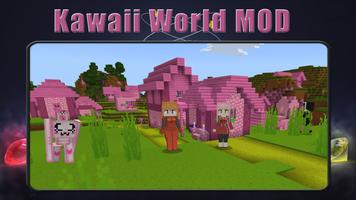 Mod Kawaii World MCPE Plakat