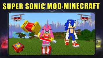 Mod Super Sonic Jeu Minecraft Affiche